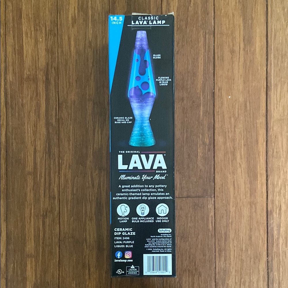 Lava Lamp purple and blue Schylling NEW! - Picture 2 of 2